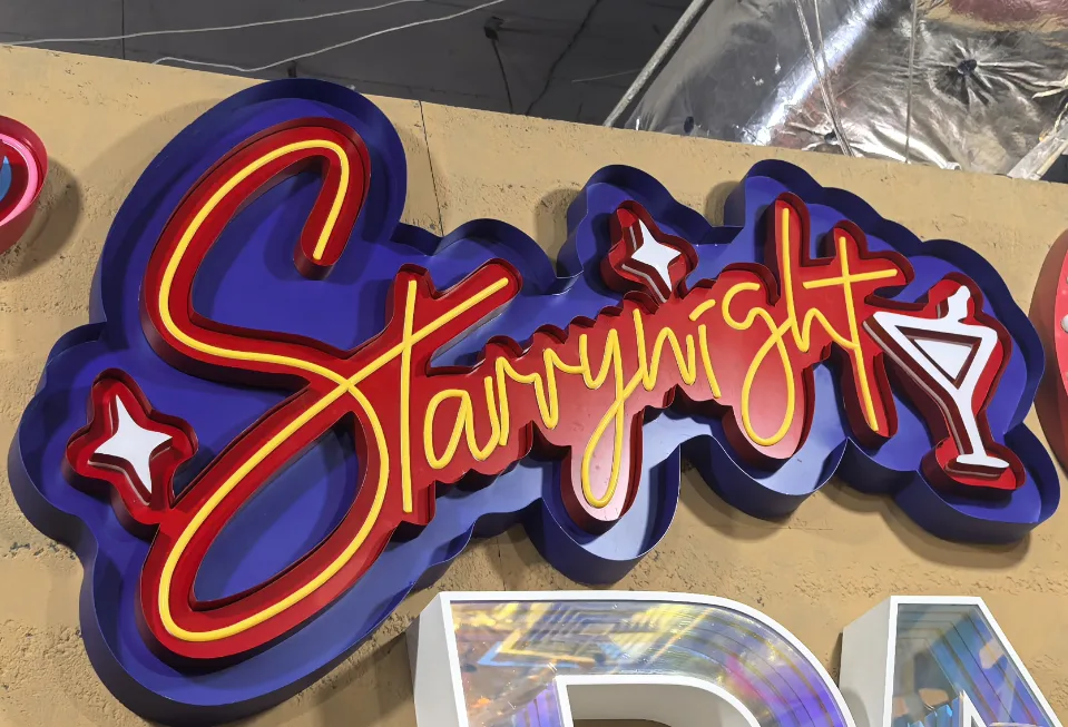 Cool white neon flex sign crisp 6500K glow
